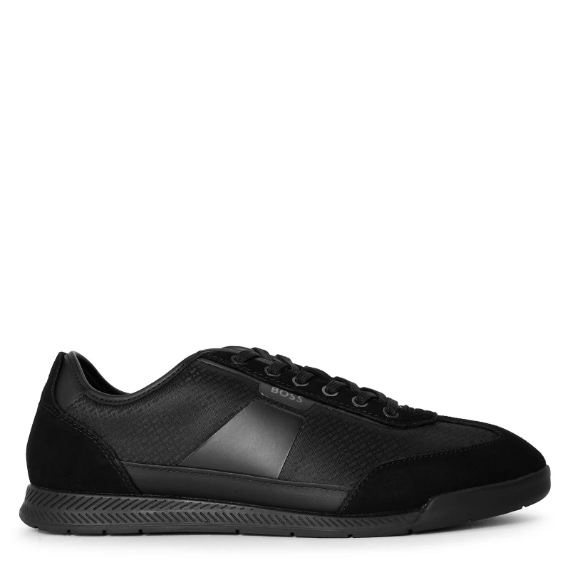 Image of Boss Boss Nitan Lowp Nymn 10277929 01 Low-Top Trainers Mens Black male 9 (43)