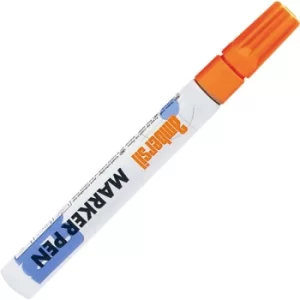 image of Ambersil 20383-AA Paint Marker Pen Orange 3mm Nib