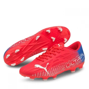 image of Puma Ultra 4.2 FG Football Boots - SunBlaze/Blue