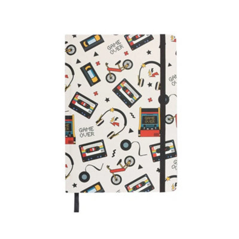 Image of Something Different Something Different 80s Retro A5 Notebook Multi One Size Unisex 5063806950998