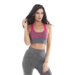 Image of Golds Gym Seamless Sports Bra Ladies - Grey