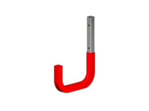 Image of Rothley Red Steel Storage Hook (L)150mm
