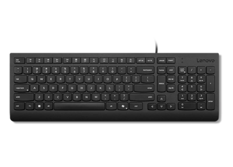Image of Lenovo 4Y41R64642 keyboard Home/Office USB Danish Black