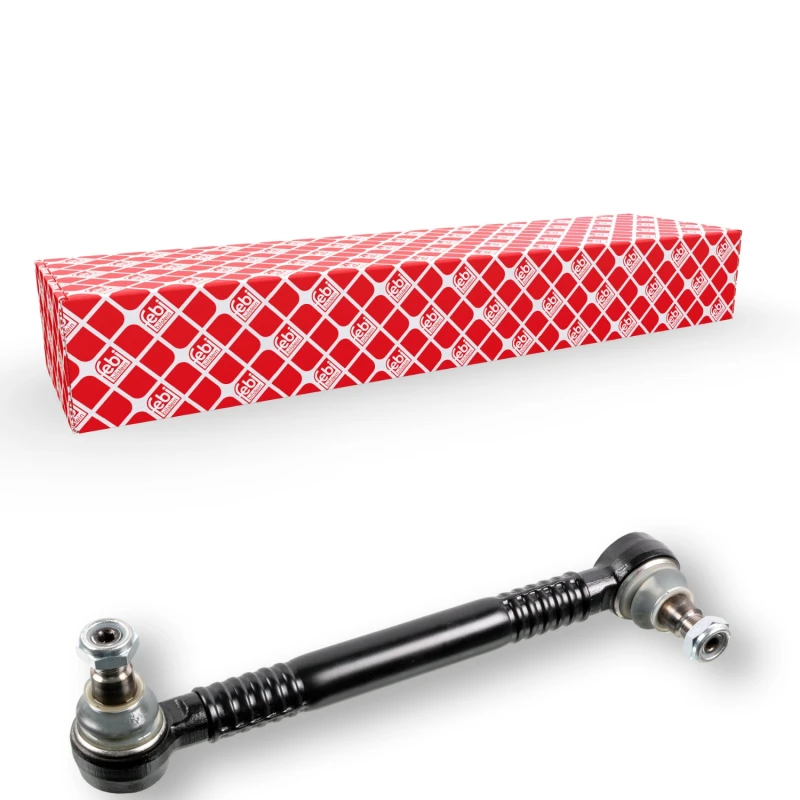 Image of FEBI BILSTEIN 174615 Anti-roll bar link ProKit Front Axle Right, with nuts, without taper plug Link Stabiliser (3229)