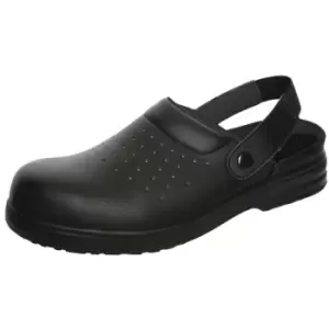 Image of Dennys Safeway Safety Sandals (37) (Black) - Black