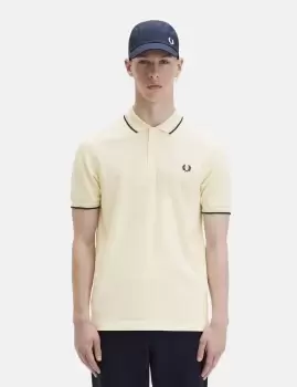 image of Fred Perry Twin Tipped Polo Shirt - Ice Cream