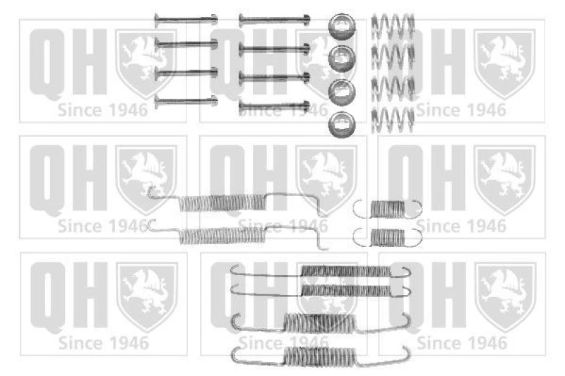 Image of QUINTON HAZELL Brake shoe fitting kit QUINTON HAZELL BFK225