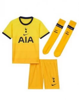 Image of Nike Tottenham 20/21 3rd Little Kids Kit, Yellow, Size XS (3-4 Years)