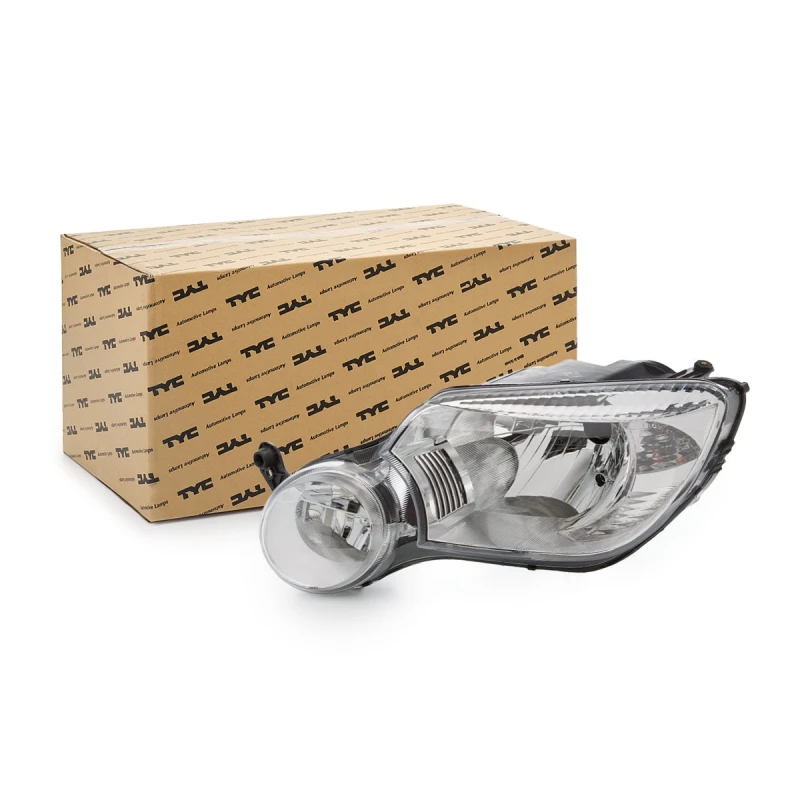 Image of TYC 20-12348-15-2 Headlights P13W, with electric motor, Left Headlight (259)