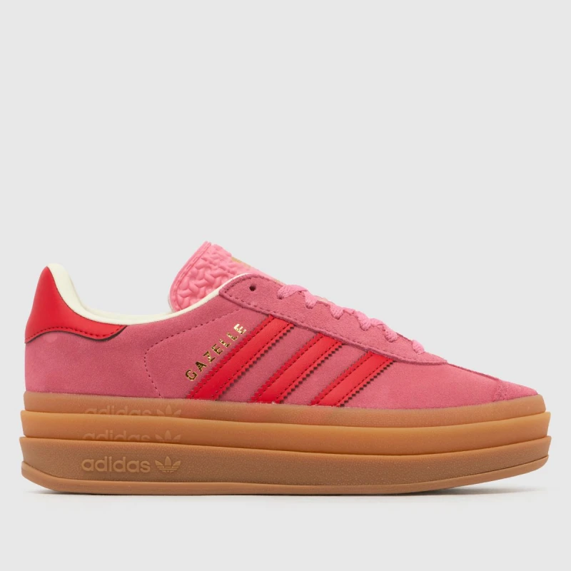 Image of adidas pink gazelle bold Girls Youth trainers Pink UK 5 (EU 38)