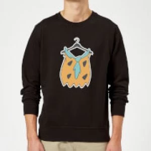 image of The Flintstones Fred Shirt Sweatshirt - Black - 5XL