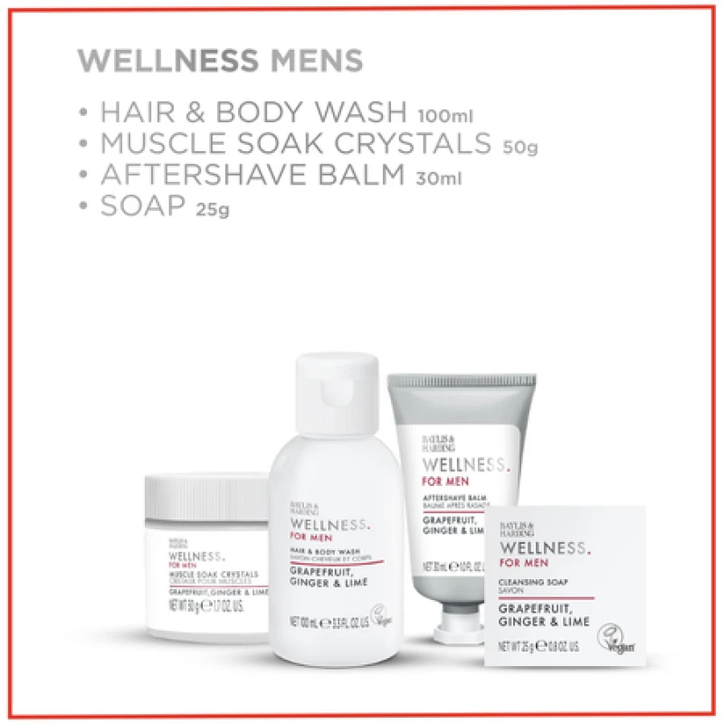 Image of Baylis & Harding Wellness For Men Revive Body Care Gift Set BH-494418