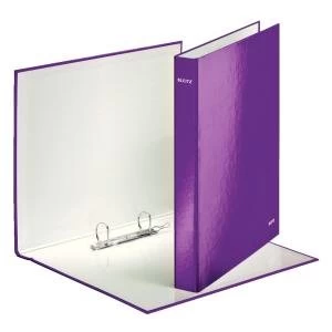 Image of Leitzwowbinder A4 2dr 25mm Pu Pack of 10