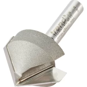 image of Trend Chamfer V Groove Router Cutter 25.4mm 13mm 1/4"