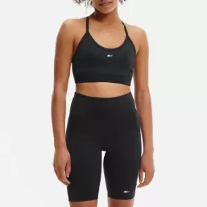 Image of Tommy Sport Womens Hw Fitted Shorts - Black - L