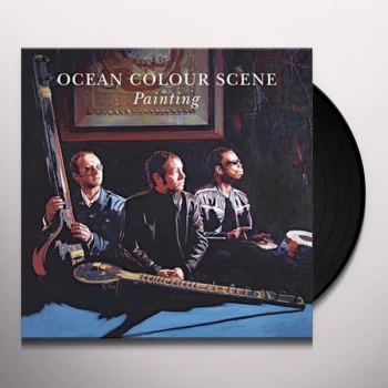 Image of Ocean Colour Scene - Painting White Vinyl