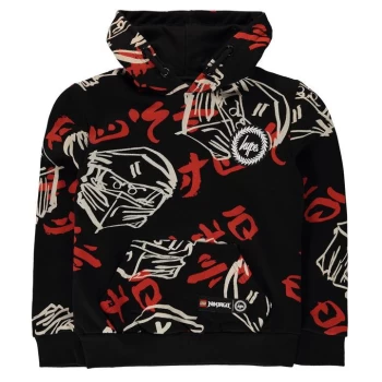 image of Hype x LEGO Ninjago Hoodie Junior - Black/White