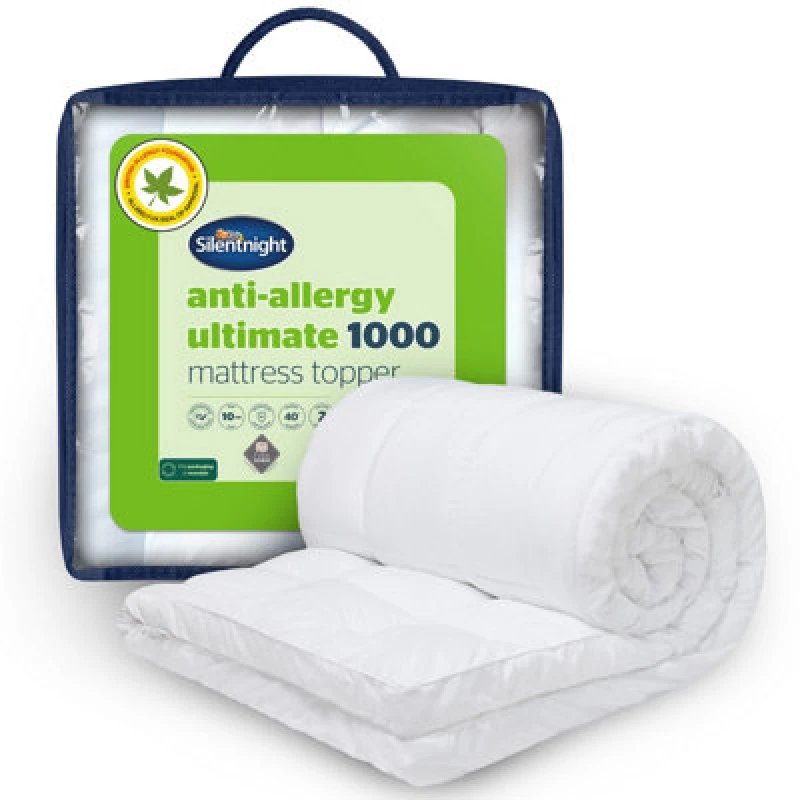 Image of Silentnight Anti Allergy Ultimate 10Cm Mattress Topper - Super King