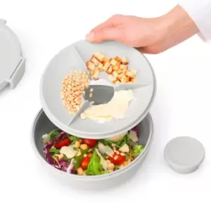 Image of Make & Take Light Grey Salad Bowl 1.3L Light Grey