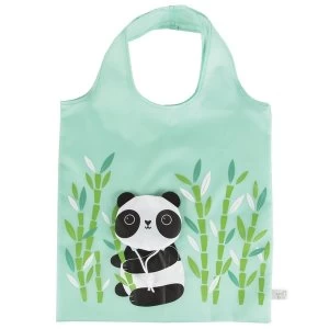 image of Sass & Belle Panda Foldable Shopping Bag