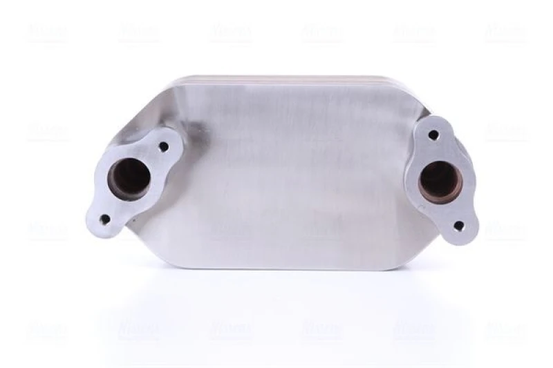 Image of NISSENS 91138 Oil Cooler without filter, without gaskets/seals Steel Oil Cooler,engine oil (469)