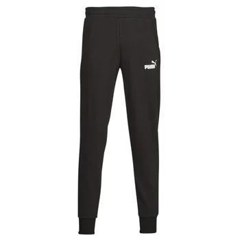 image of Puma ESS LOGO PANTS FL CL mens Sportswear in Black - Sizes L,M,S,XL,XS,XXL