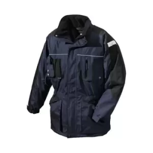 Image of Blouson d'hiver AALBORG taille L marine/noir TEXXOR
