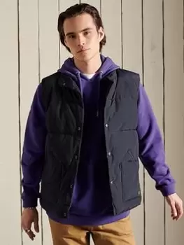 Image of Superdry Mountain Gilet - Navy Size XL Men