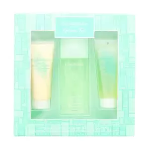 image of Elizabeth Arden Green Tea 3 Piece Set - Scent Spray 100ml - Body Lotion 100ml - Shower Gel 100ml TJ Hughes