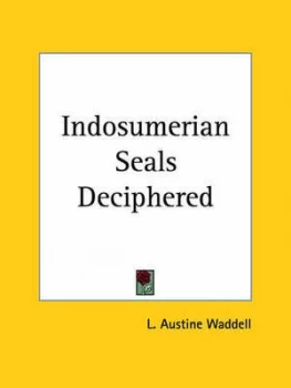 Image of Indosumerian Seals Deciphered 1972 by L.A Waddell Paperback