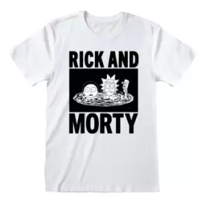 Image of Rick And Morty - Black And White Ex Large