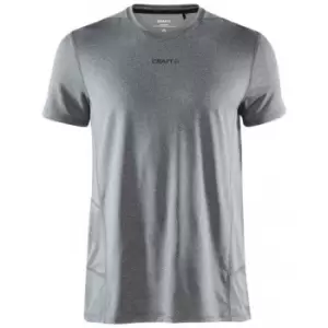 image of Craft Mens ADV Essence Short-Sleeved T-Shirt (M) (Dark Grey Melange)