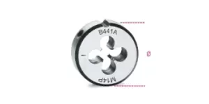 Image of Beta Tools 441A Chrome-Steel Fine Pitch Metric Thread Die M10 x 0.75mm Ø: 38.1mm