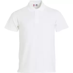 Clique Mens Basic Polo Shirt (XXL) (White)