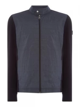 Image of Mens Michael Kors Zero Gravity Nylon Quilted Track Jacket Black