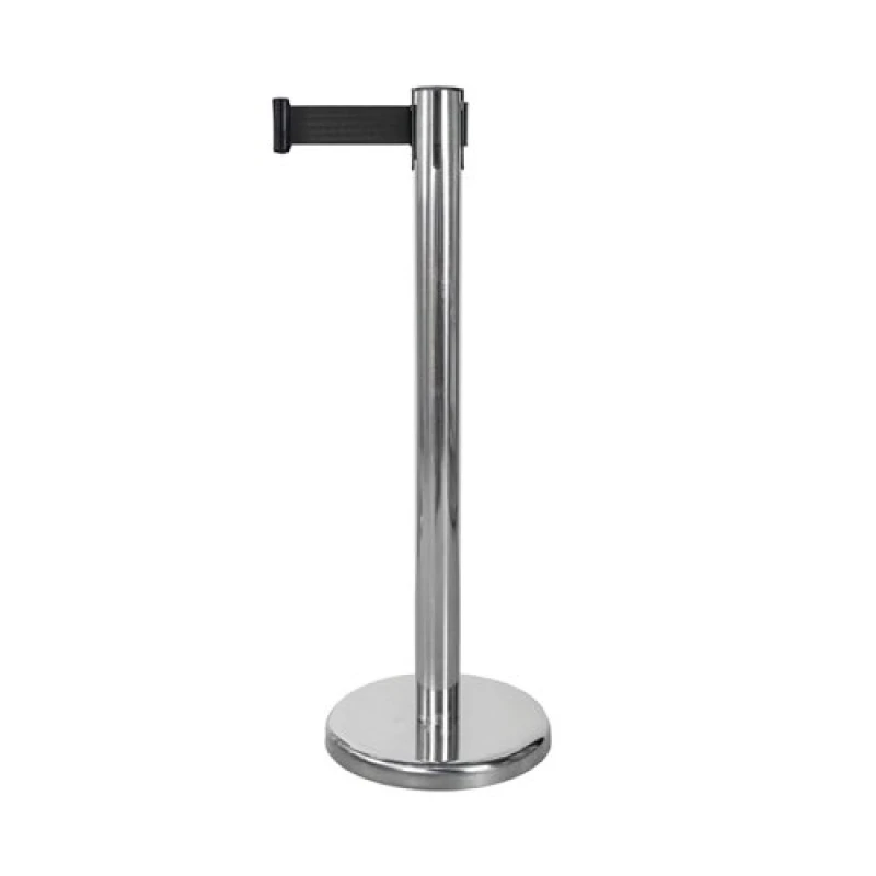 Image of Seco Stewart Superior Economy Flexi Barrier Stand and Base Chrome AN800003 AN800003