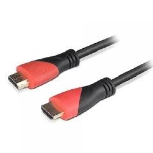 Image of Dynamode HDMI 2.0 2m HDMI cable HDMI Type A (Standard) Black Red