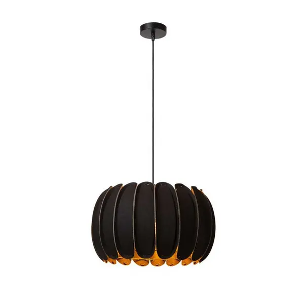 Image of Lucide Lucide Spencer Large Ceiling Pendant Light - Black
