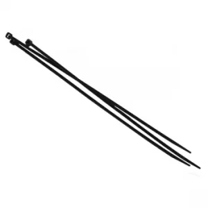 Image of Faithfull FAICT150B Cable Ties Black 3.6 x 150mm (Pack 100)
