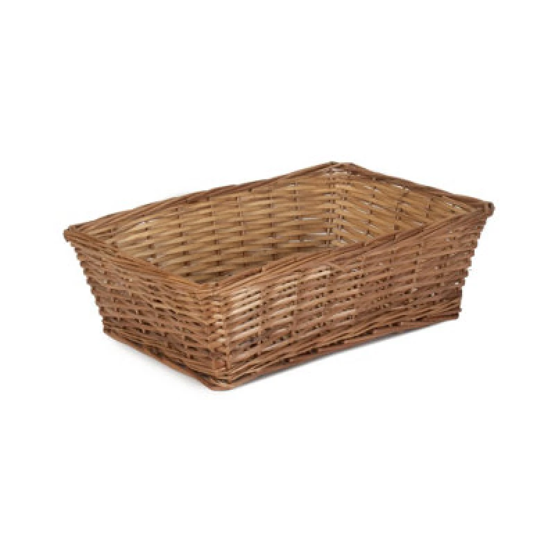 Image of Red Hamper Pt122 Wicker Extra Large Tapered Split Willow Tray