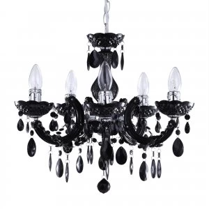 image of Litecraft Marie Therese Black Chandelier