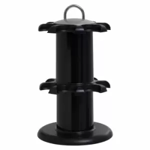 image of Premier Housewares 2 Tier Spice Rack Black