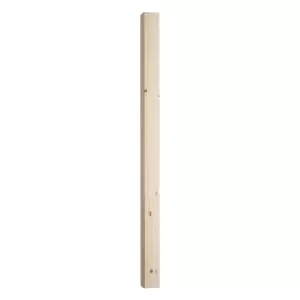 Image of Wickes Pine Chamfered Newel 1500 x 90 x 90mm