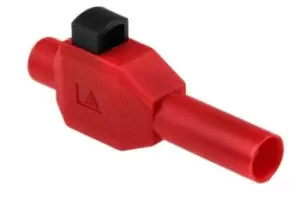 Staubli Red Male Banana Plug - Clamp Termination, 600V, 10A