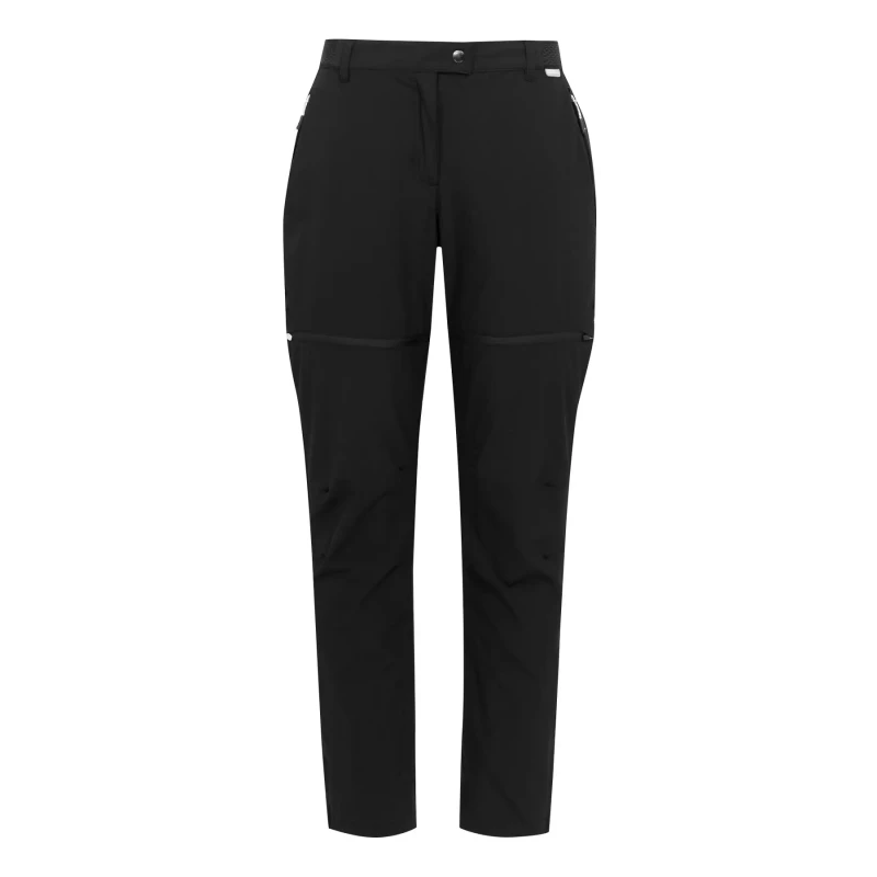 Image of Womens zip off Trousers Regatta Mountain Noir Female 46