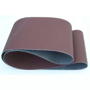 Image of SB06 1220mm x 150mm, 48 x 6 Sanding Belt 80 Grit For Wood - Charnwood