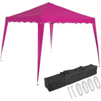 image of Deuba - Pavilion 3x3m UV Protection 50+ Waterproof Foldable incl. Bag Folding Pavilion Capri Party Tent Garden Pop Up Tent Pink