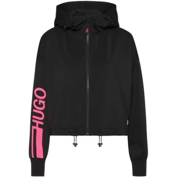 image of Hugo Danikla Active Zip Hoodie - Black 001