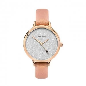 Image of Sekonda Silver And Pink Fashion Watch - 40025 - multicoloured