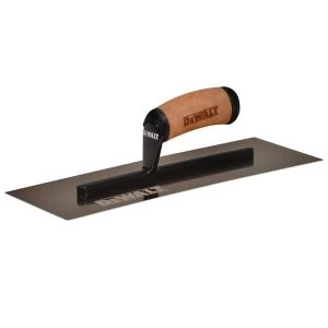 Image of DEWALT Dry Wall Curved Gold Stainless Steel Finishing Trowel 16in